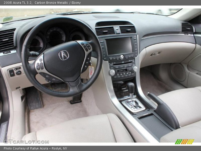 Carbon Bronze Metallic / Ebony 2008 Acura TL 3.2