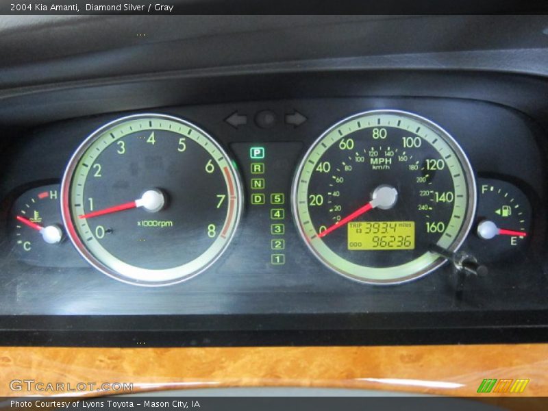 Diamond Silver / Gray 2004 Kia Amanti