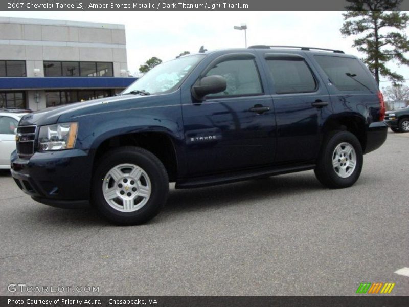 Amber Bronze Metallic / Dark Titanium/Light Titanium 2007 Chevrolet Tahoe LS