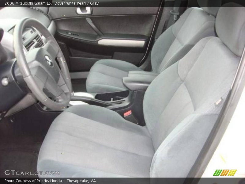 Dover White Pearl / Gray 2006 Mitsubishi Galant ES