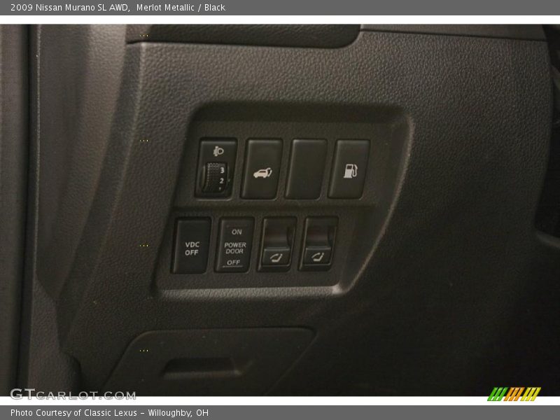 Controls of 2009 Murano SL AWD