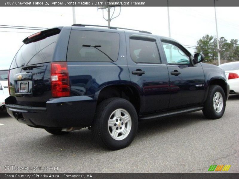 Amber Bronze Metallic / Dark Titanium/Light Titanium 2007 Chevrolet Tahoe LS