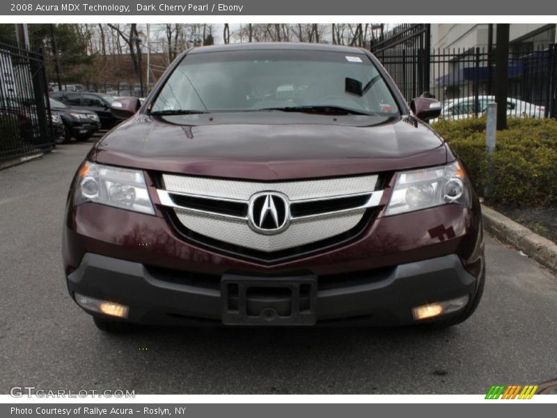 Dark Cherry Pearl / Ebony 2008 Acura MDX Technology