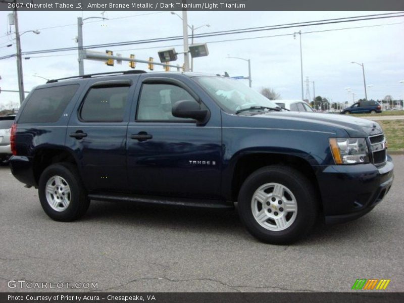 Amber Bronze Metallic / Dark Titanium/Light Titanium 2007 Chevrolet Tahoe LS