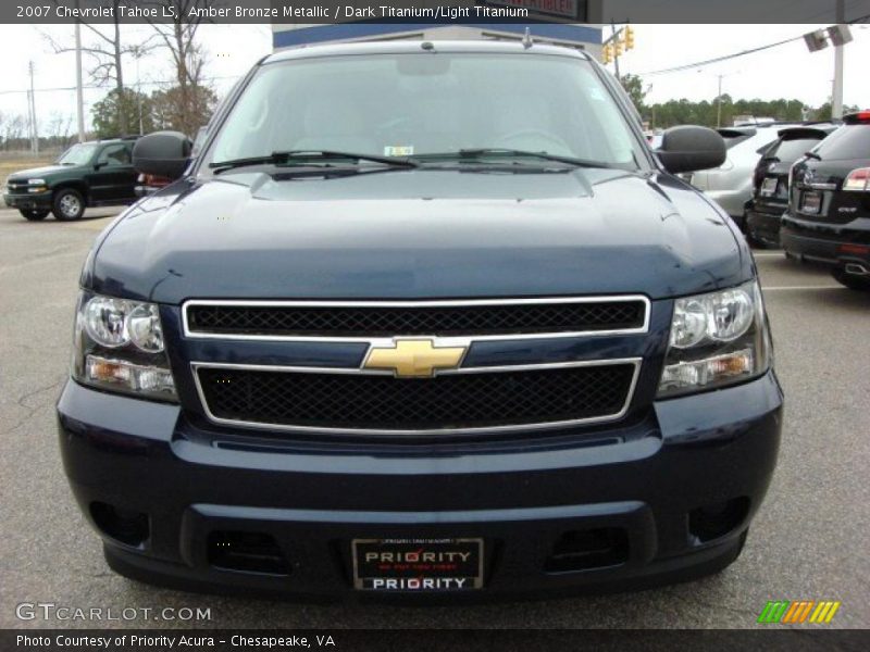Amber Bronze Metallic / Dark Titanium/Light Titanium 2007 Chevrolet Tahoe LS