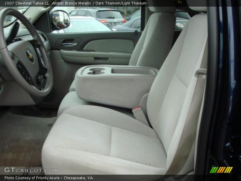Amber Bronze Metallic / Dark Titanium/Light Titanium 2007 Chevrolet Tahoe LS