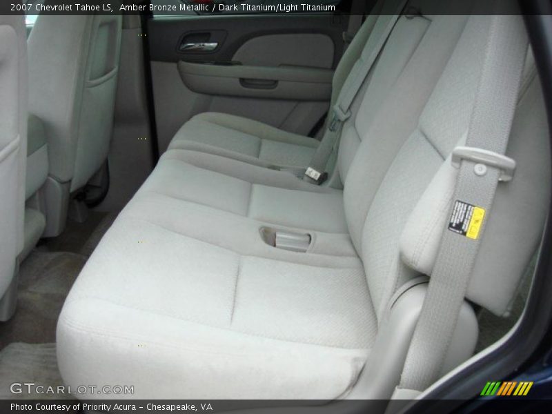 Amber Bronze Metallic / Dark Titanium/Light Titanium 2007 Chevrolet Tahoe LS