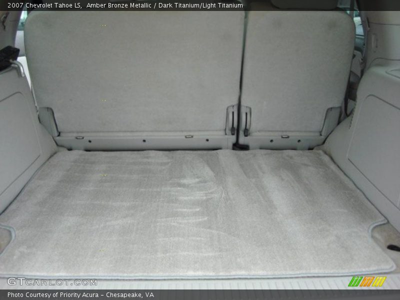 Amber Bronze Metallic / Dark Titanium/Light Titanium 2007 Chevrolet Tahoe LS