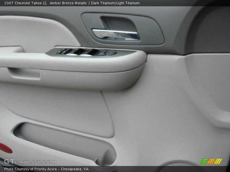 Amber Bronze Metallic / Dark Titanium/Light Titanium 2007 Chevrolet Tahoe LS