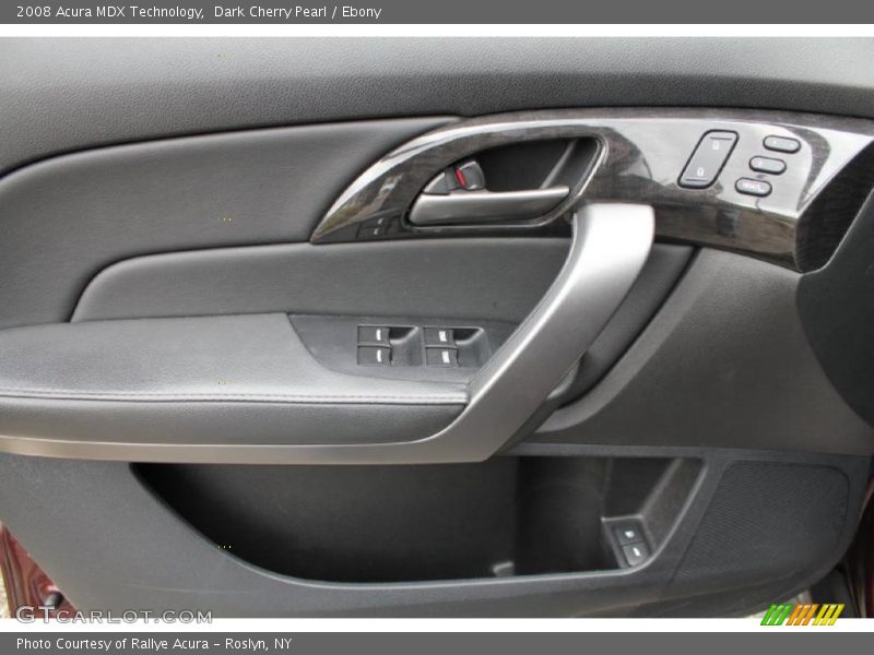 Dark Cherry Pearl / Ebony 2008 Acura MDX Technology