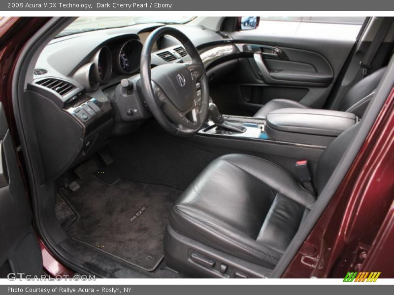 Dark Cherry Pearl / Ebony 2008 Acura MDX Technology