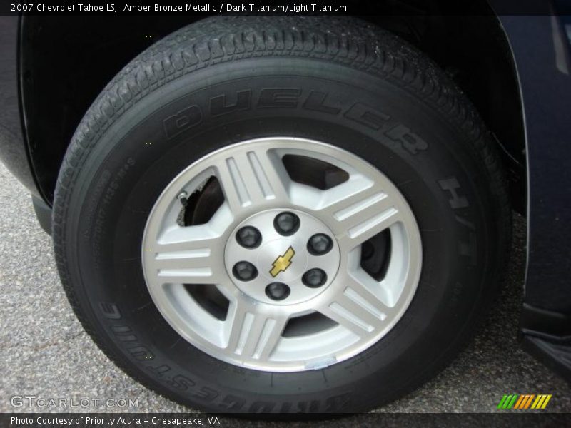 Amber Bronze Metallic / Dark Titanium/Light Titanium 2007 Chevrolet Tahoe LS
