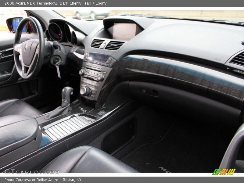 Dark Cherry Pearl / Ebony 2008 Acura MDX Technology