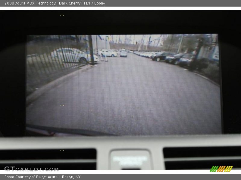 Dark Cherry Pearl / Ebony 2008 Acura MDX Technology