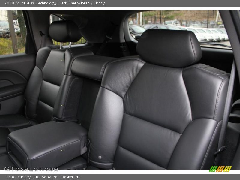 Dark Cherry Pearl / Ebony 2008 Acura MDX Technology