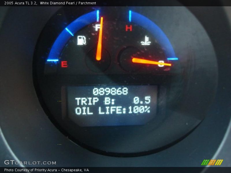 White Diamond Pearl / Parchment 2005 Acura TL 3.2