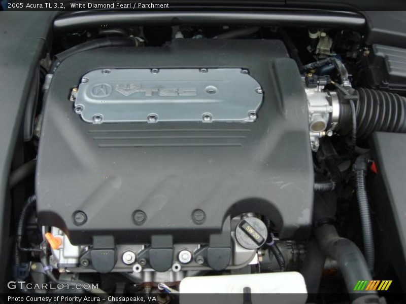 White Diamond Pearl / Parchment 2005 Acura TL 3.2