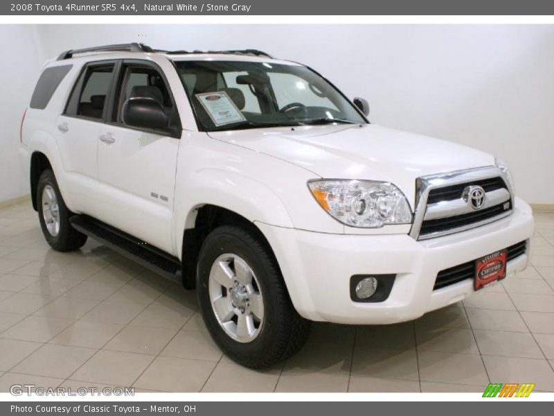 Natural White / Stone Gray 2008 Toyota 4Runner SR5 4x4