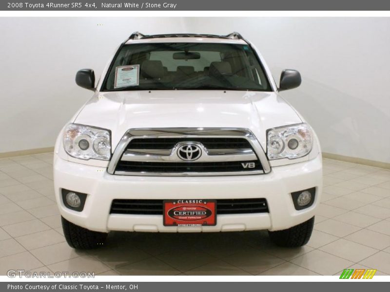 Natural White / Stone Gray 2008 Toyota 4Runner SR5 4x4