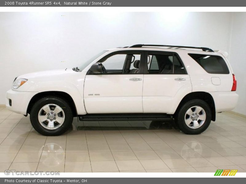 Natural White / Stone Gray 2008 Toyota 4Runner SR5 4x4