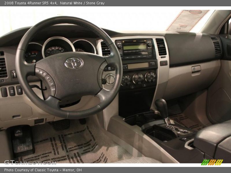 Natural White / Stone Gray 2008 Toyota 4Runner SR5 4x4