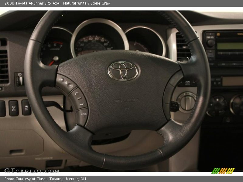 Natural White / Stone Gray 2008 Toyota 4Runner SR5 4x4