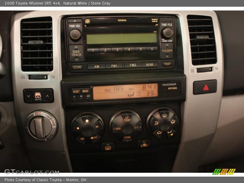 Controls of 2008 4Runner SR5 4x4