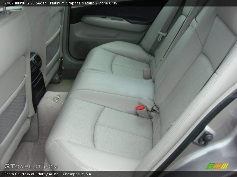Platinum Graphite Metallic / Stone Gray 2007 Infiniti G 35 Sedan