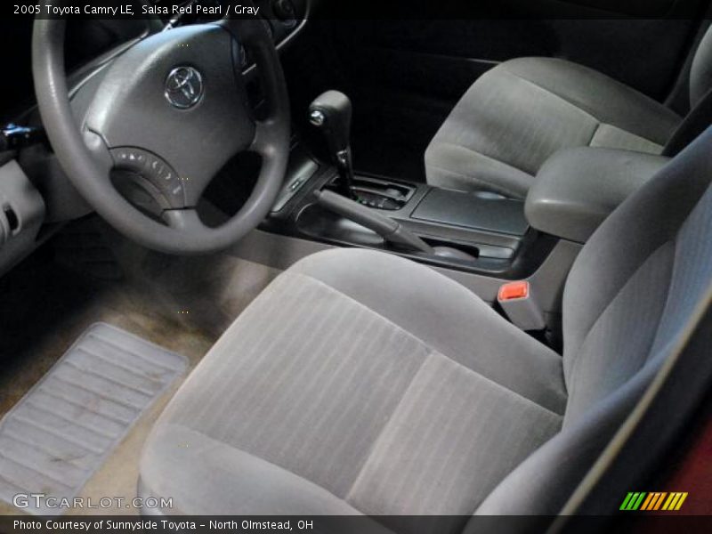 Salsa Red Pearl / Gray 2005 Toyota Camry LE