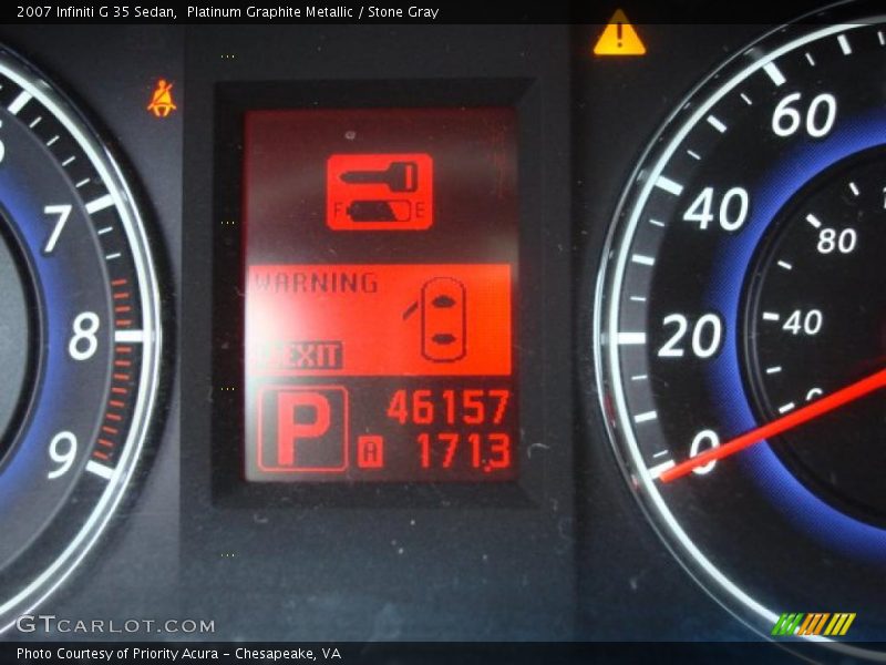Platinum Graphite Metallic / Stone Gray 2007 Infiniti G 35 Sedan