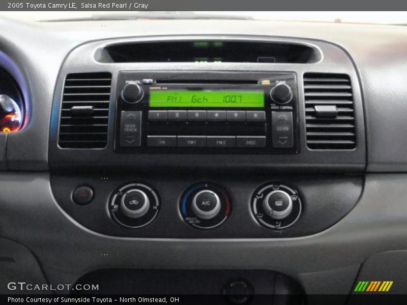 Salsa Red Pearl / Gray 2005 Toyota Camry LE