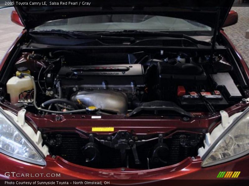 Salsa Red Pearl / Gray 2005 Toyota Camry LE