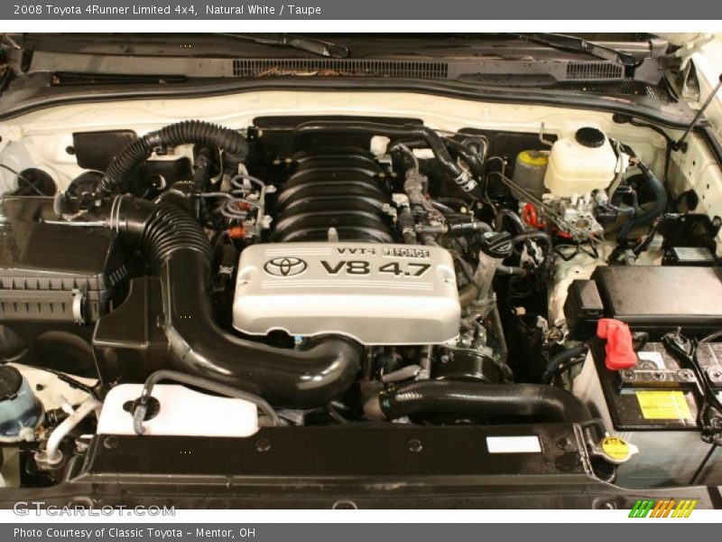  2008 4Runner Limited 4x4 Engine - 4.7 Liter DOHC 32-Valve VVT V8
