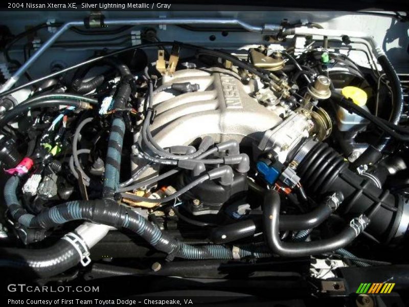 Silver Lightning Metallic / Gray 2004 Nissan Xterra XE