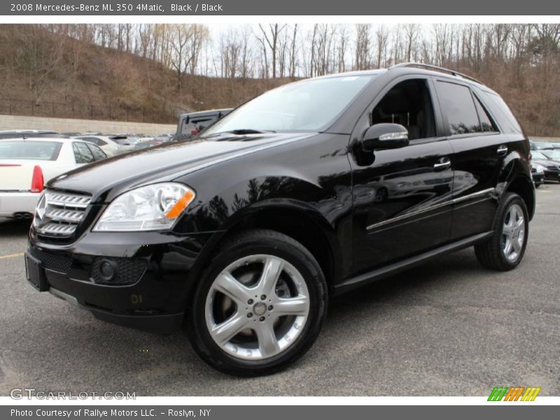 Black / Black 2008 Mercedes-Benz ML 350 4Matic