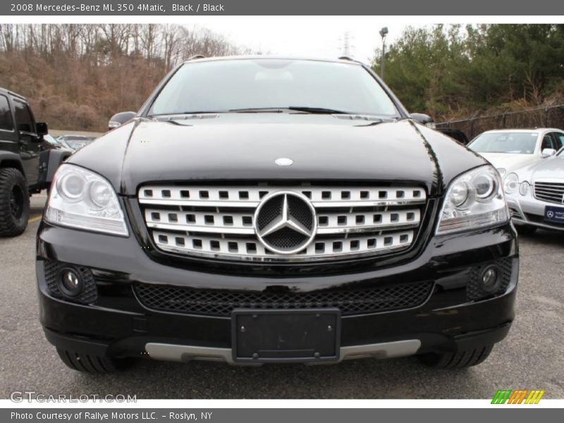 Black / Black 2008 Mercedes-Benz ML 350 4Matic
