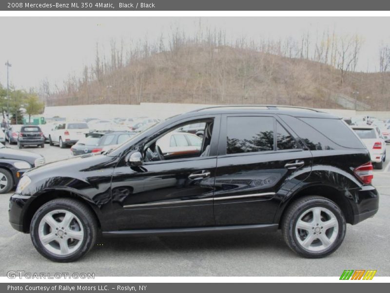 Black / Black 2008 Mercedes-Benz ML 350 4Matic