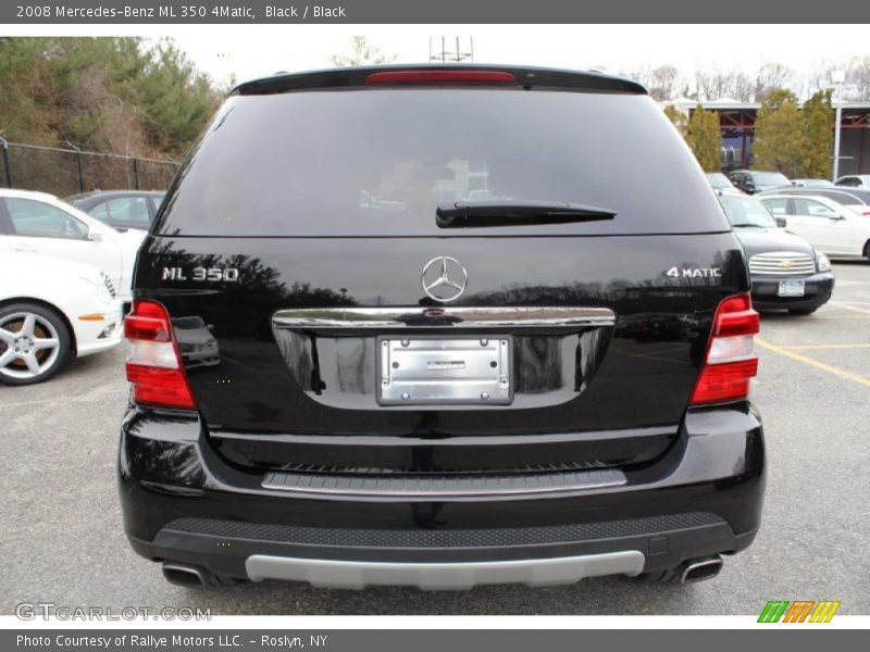 Black / Black 2008 Mercedes-Benz ML 350 4Matic