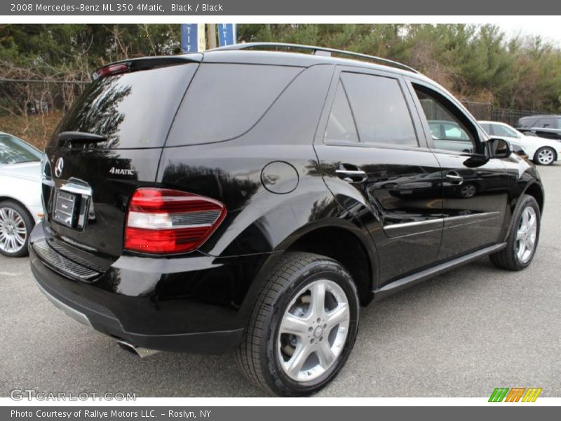 Black / Black 2008 Mercedes-Benz ML 350 4Matic