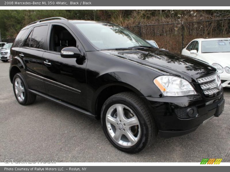 Black / Black 2008 Mercedes-Benz ML 350 4Matic