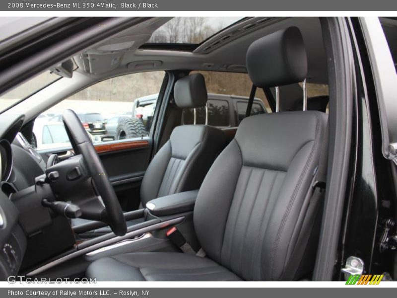 Black / Black 2008 Mercedes-Benz ML 350 4Matic