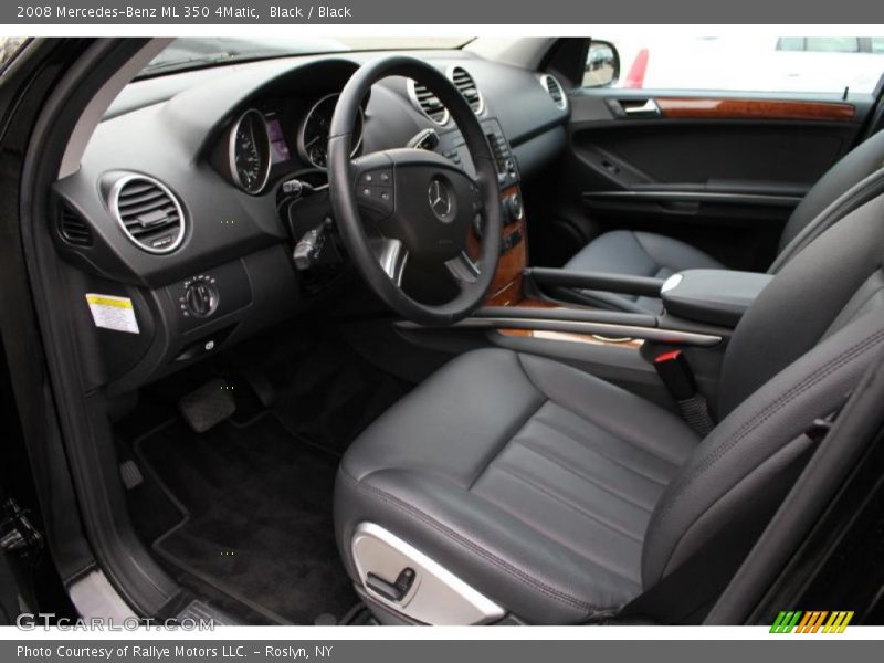 Black / Black 2008 Mercedes-Benz ML 350 4Matic