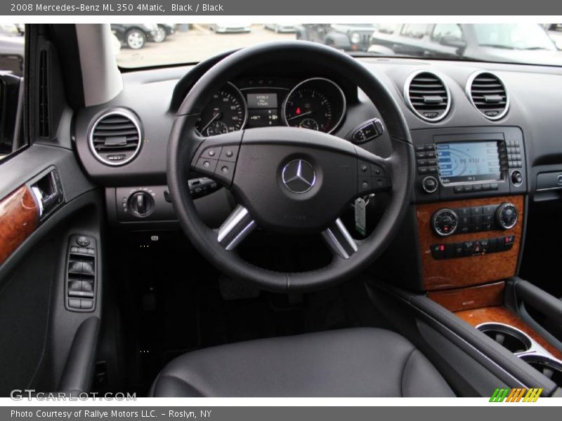Black / Black 2008 Mercedes-Benz ML 350 4Matic