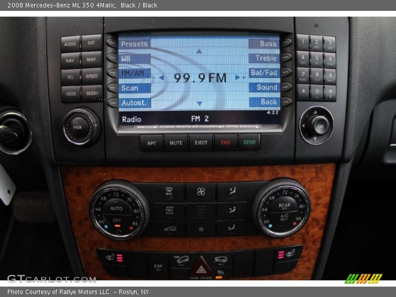 Black / Black 2008 Mercedes-Benz ML 350 4Matic