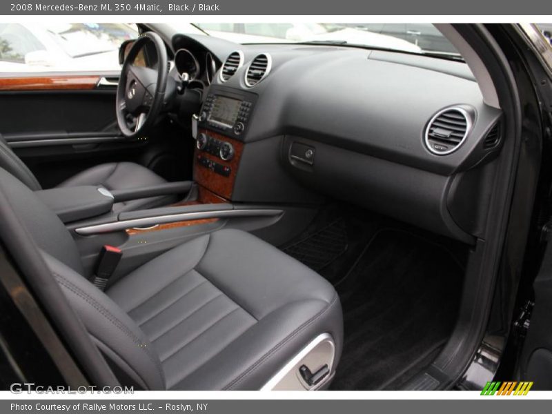 Black / Black 2008 Mercedes-Benz ML 350 4Matic