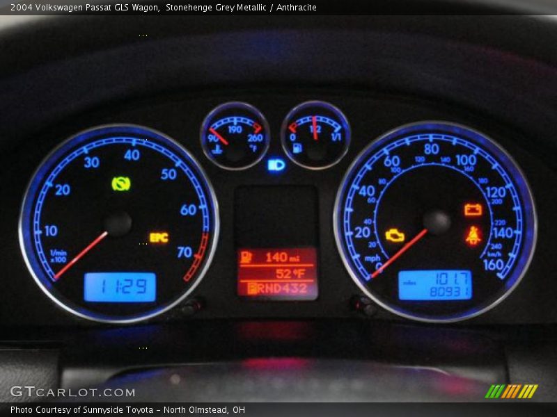  2004 Passat GLS Wagon GLS Wagon Gauges
