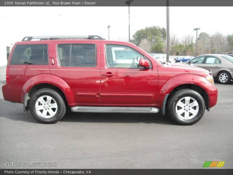 Red Brawn Pearl / Desert 2005 Nissan Pathfinder LE