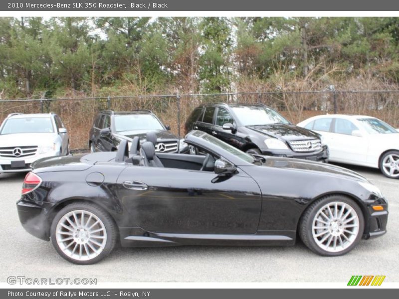 Black / Black 2010 Mercedes-Benz SLK 350 Roadster