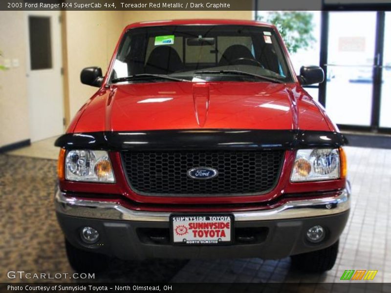 Toreador Red Metallic / Dark Graphite 2003 Ford Ranger FX4 SuperCab 4x4