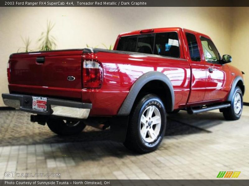 Toreador Red Metallic / Dark Graphite 2003 Ford Ranger FX4 SuperCab 4x4